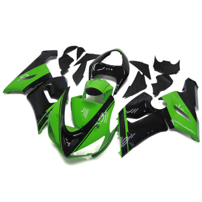 ㅎ Motocycle Green Painted Fairing Kit Panel Kit for Kawasaki Ninja