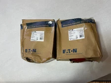 2 - EATON Wheelock Exceder Strobe  Ceiling "FIRE" Clear Lens Indoor Red STRC LOT