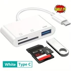 Type-C Multi-Card Reader Adapter:USB SD/TF to USB-C for iPhone 16/15/iPad/Mac/PC