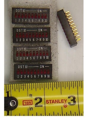 DST-10 20-Pin 10-Position Dip Switch New Quantity-5