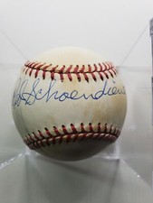Red Schoendienst  Signed Baseball Beckett Certified