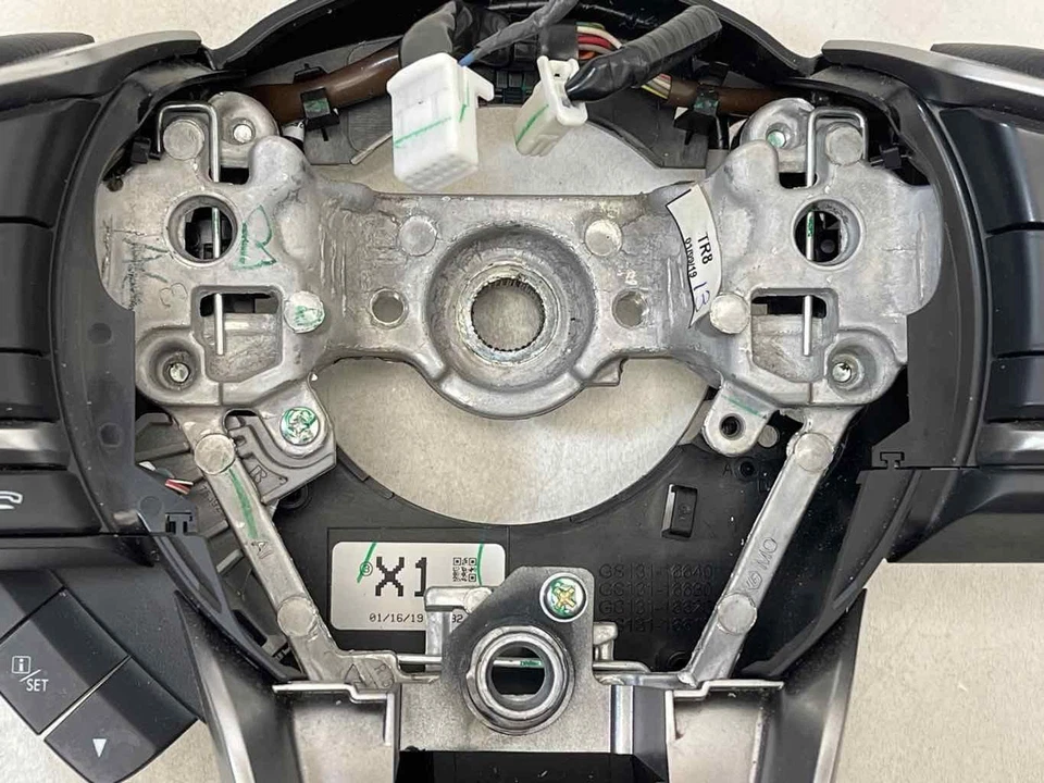 Se adapta a volante premium Subaru Ascent 2019 2020 con paleta de cuero OEM Foto 3 de 4