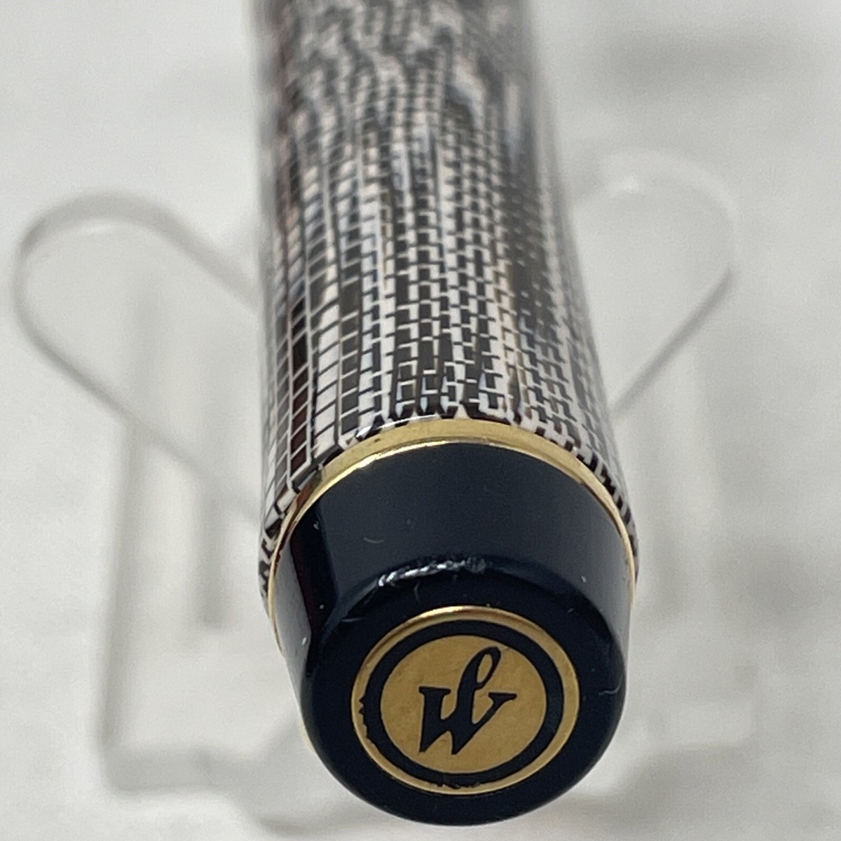 Parker Waterman Fountain Pen, Black Crocodile 18k Gold NIB 750