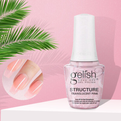 Harmony Gelish  UV Gel Polish Structure Gel Translucent Pink 0.5oz LED Brush On