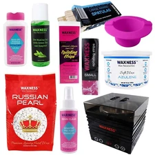 Waxness Student Complete Waxing Kit with W-CUBE Black Digital Warmer