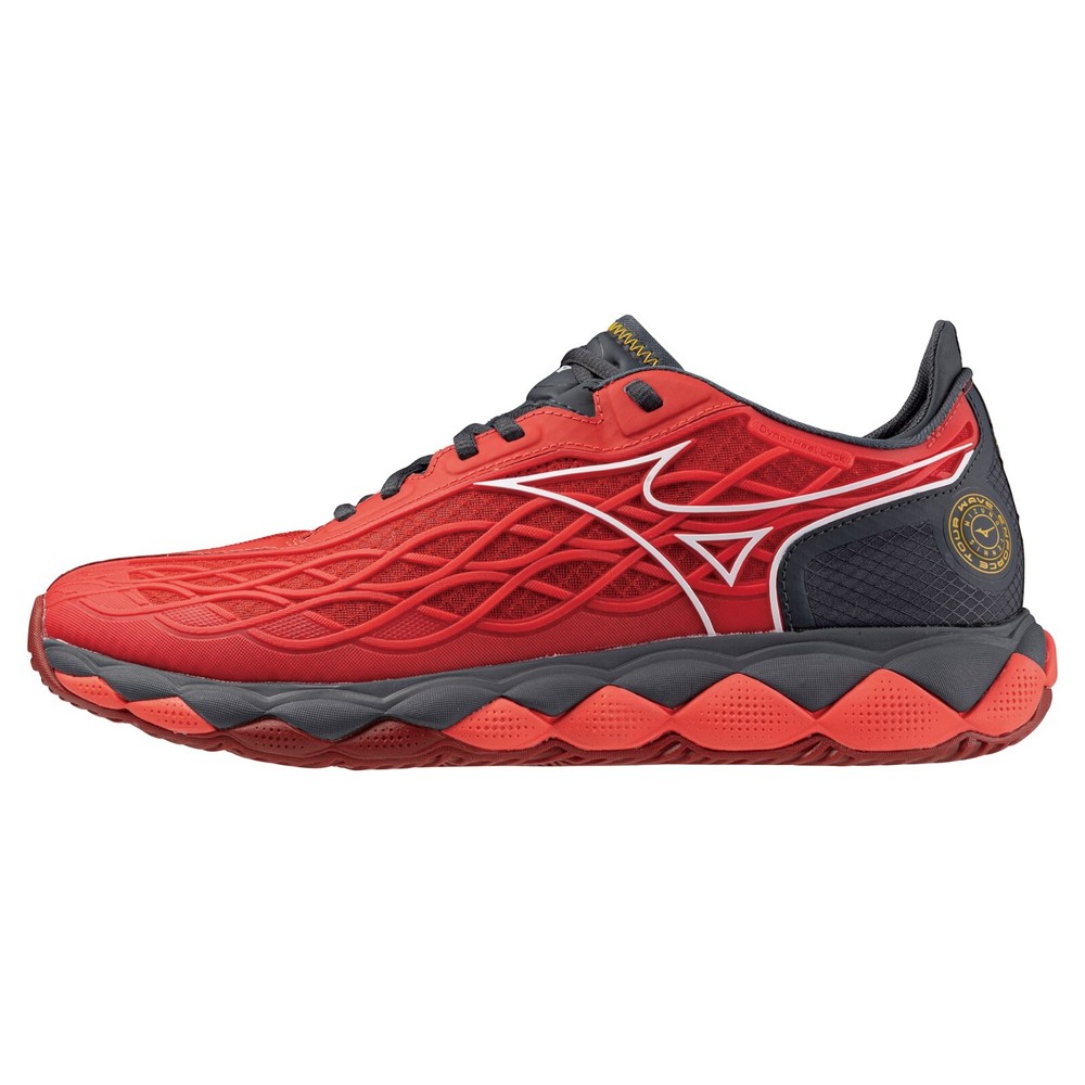 MIZUNO Wave Enforce Tour AC 61GA2300 61 Red White Dark Gray 2E Tennis Shoes
