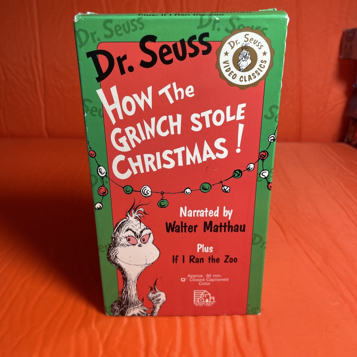 DR SUESS HOW THE GRINCH STOLE CHRISTMAS 1992 VHS | eBay