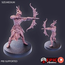 Jaguar Warrior C Epic Miniatures RPG D D Pathfinder Wargaming 3D Printed