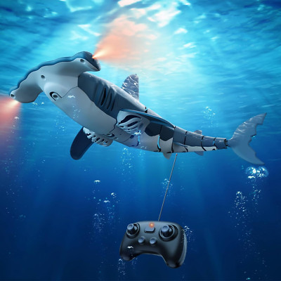 Remote Control Shark Toys High Simulation, Summer Water Toys for Kids, Ideal Gif