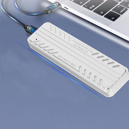 M.2 SSD-Gehäuse, Aluminiumlegierung, SSD-Gehäuse, SSD-auf-USB-C-Adapter, Zubehör - Afbeelding 4 van 12