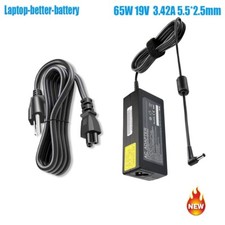19V 3.42A 65W AC Adapter Charger For Toshiba Asus Acer 5.5mm Barrel Tip Laptop