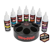 Traxxas 5038x Shock Oil Set / Spinning carousel rack Holder Work Bench Tools New
