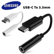 For Samsung USB-C To 3.5mm Jack Audio Adapter Type-c Headphone Aux Cable