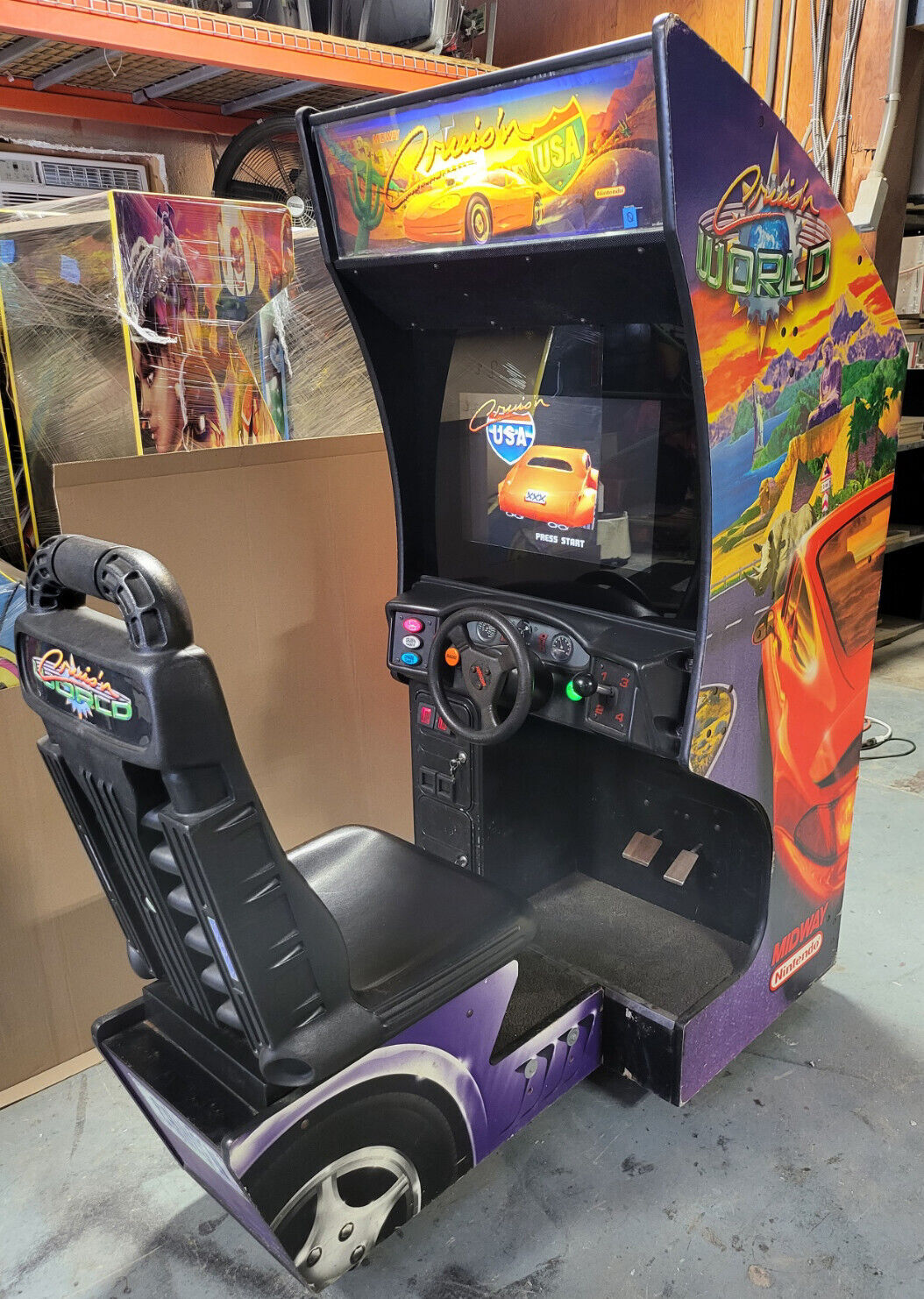 MIDWAY CRUIS'N BLAST Sit-Down Arcade Game for sale - NEWEST