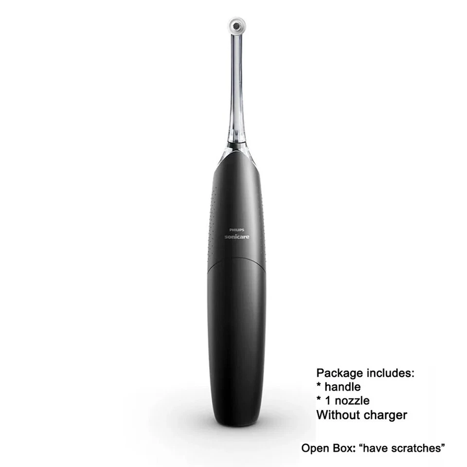 Philips Sonicare AirFloss Pro/Ultra HX8460 hilo dental eléctrico de agua negro y boquilla Foto 3 de 4