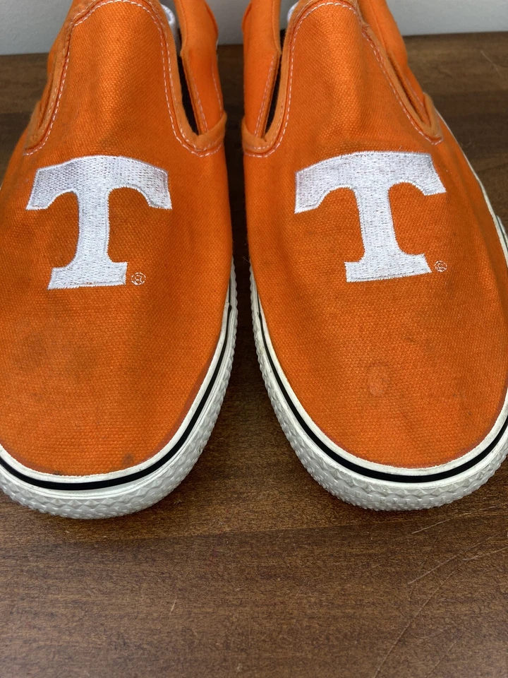 Forever Collectibles Tennessee Volunteers Men’s Size 9 Orange Slip Canvas Shoes - Image 4 of 4