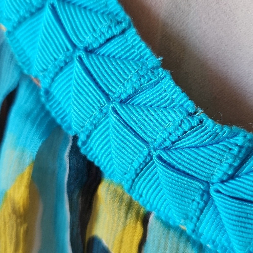 Tory Burch Silk Ikat Print Sleeveless Sundress Dress thumbnail 9