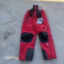 Spyder Ski Snow Bibs/Pants Kids XXL Red Spider All Over, XT 5000mm Insulation