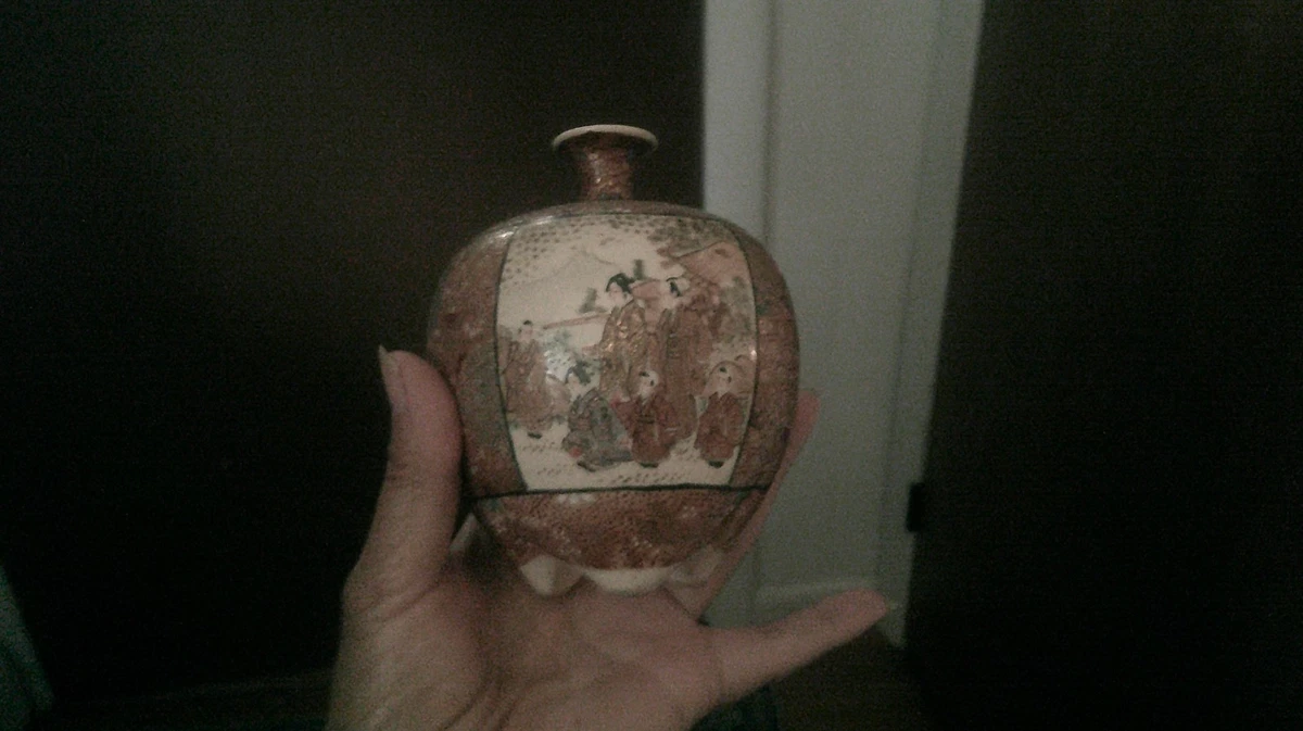 陶瓷日本古董花瓶| eBay