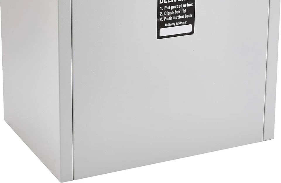 包裹箱锁送货盒,中等,纹理灰色 Qualarc 出品 - 240 美元 MSRP — 第 3/4 张图片
