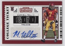 2019 Panini Contenders Draft Picks College Ticket Marvell Tell III #193 Auto 1u6