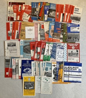 Job Lot of 90 Football Programmes From 1960’s