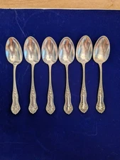 Antique 1904 Holly International Silver Plate Teaspoons No Mono Lot2 - Set of 6