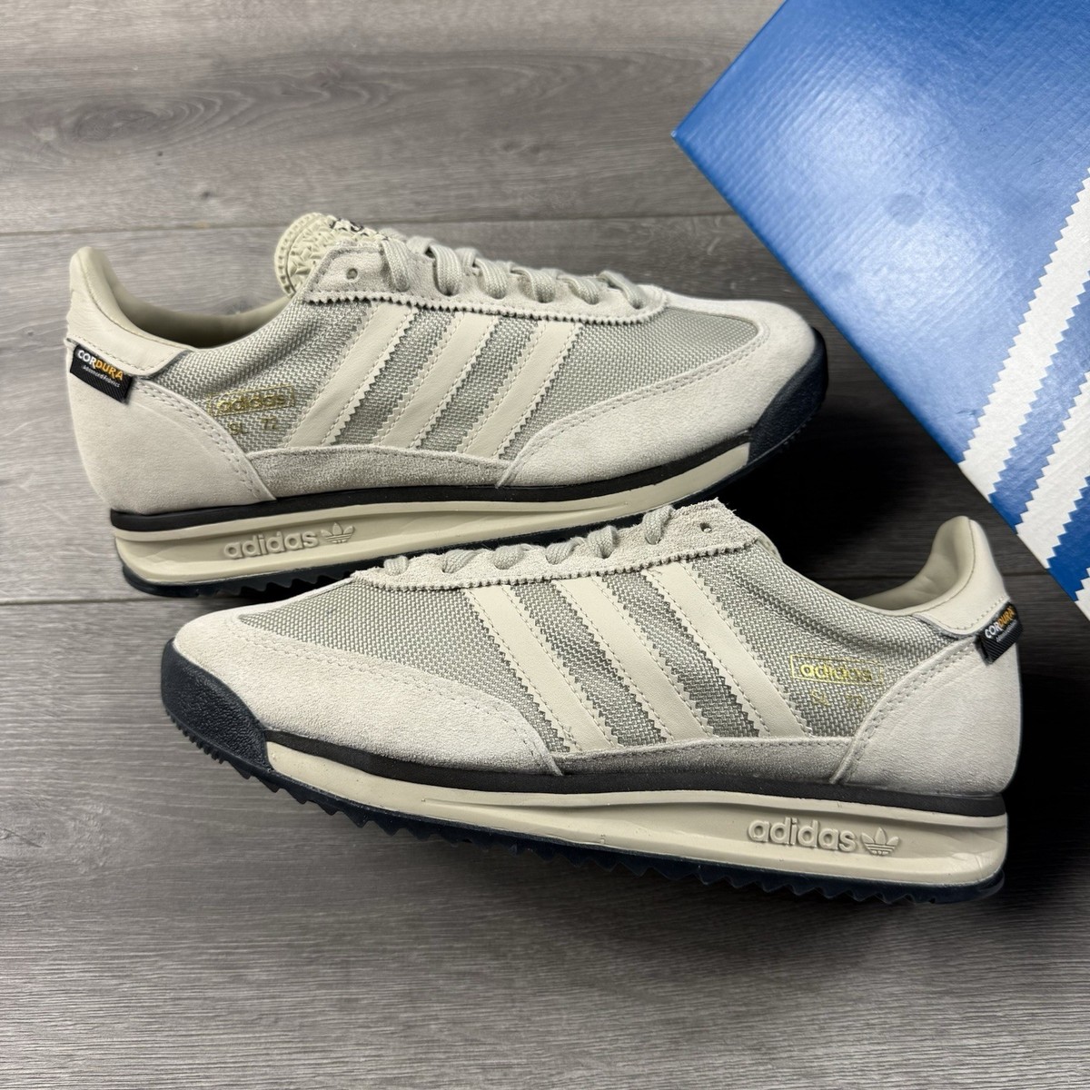 Adidas SL 72 RS Cordura 'Putty Grey / Alumina Carbon' - Size UK 11