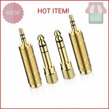 DIGITNOW Headphone Adapter 6.35mm 1/4 Inch Male to 3.5mm 1/8 Inch Female and
