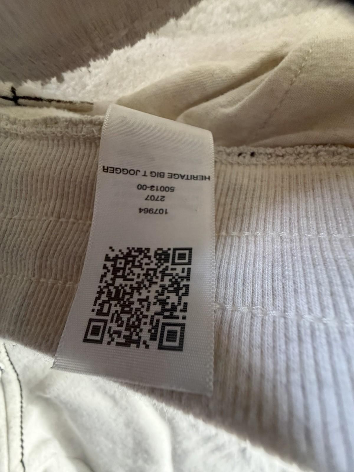 True Religion World Tour Jogger Sweatpants Men’s Medium Cream Fleece thumbnail 3