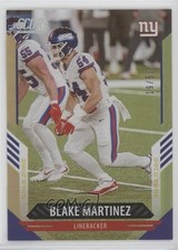 2021 Score Gold Zone 19/50 Blake Martinez #64 0q3