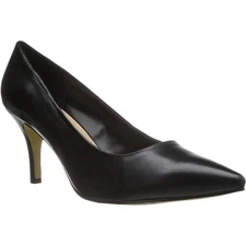 Bella Vita Women's Define Leather Pull On Pointed Toe Dress Pump Black Sz 8 NWB