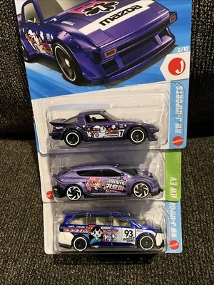 Hot Wheels Honda Odyssey, Custom Kia EV6, Mazda RX7 (Lot Of 3) | eBay