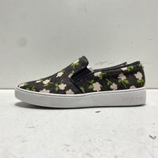 Sneakers Michael Kors Keaton marroni firmate floreali slip on donna taglia 6,5