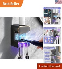 Automatic Toothpaste Dispenser,Wall Mounted Electric Toothpaste Dispenser wit...