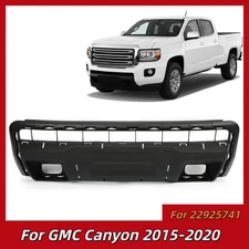 Front Lower Bumper Valance Skid Plate For 2015-2020 GMC Canyon W/Tow Hook