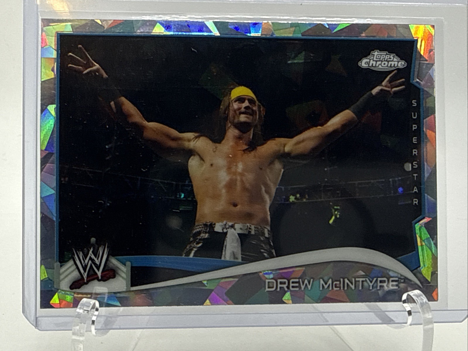 2014 Topps Chrome WWE "Atomic Refractor", # 66, DREW McINTYRE