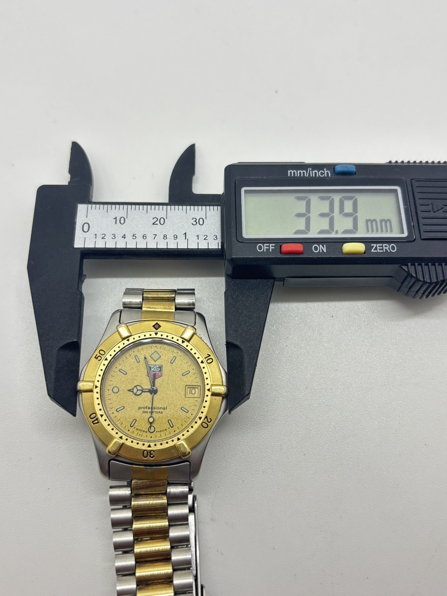 Near Mint-] TAG Heuer 2000 Series 964.013R Date SS Quartz Men's