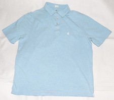 johnnie-O Hangin' Out Men's Short Sleeve Blue Polo Shirt Size Large