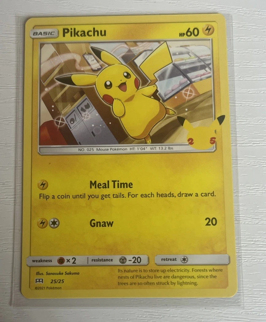 McDonald's 25th Anniversary Pokémon TCG Cards for sale
