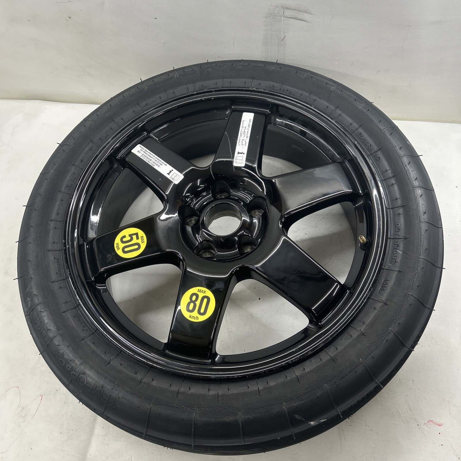 14-22 Maserati Quattroporte M156 Emergency Spare Tire Wheel Donut Rim 18 18" OEM