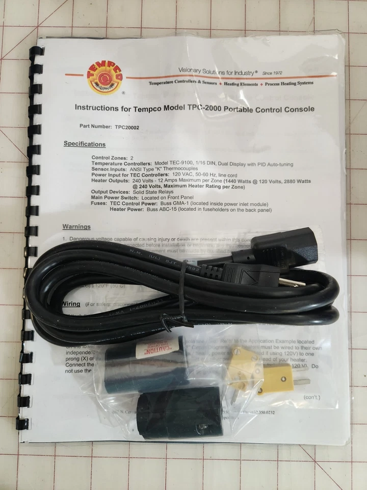 Consola de control termopar Tempco - TPC 20002 - Excelente estado Foto 4 de 4
