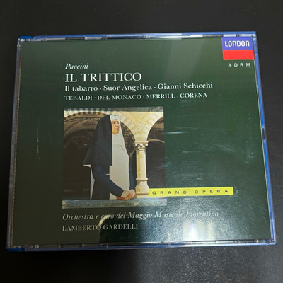 London Puccini Il Trittico Tebaldi Del Monaco Gardelli 3CD Remaster 1962