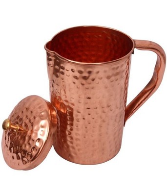 100% Pure Copper Water Jug, 2 Copper Water Jug 1000 Ml Copper Water ,Pure Copper