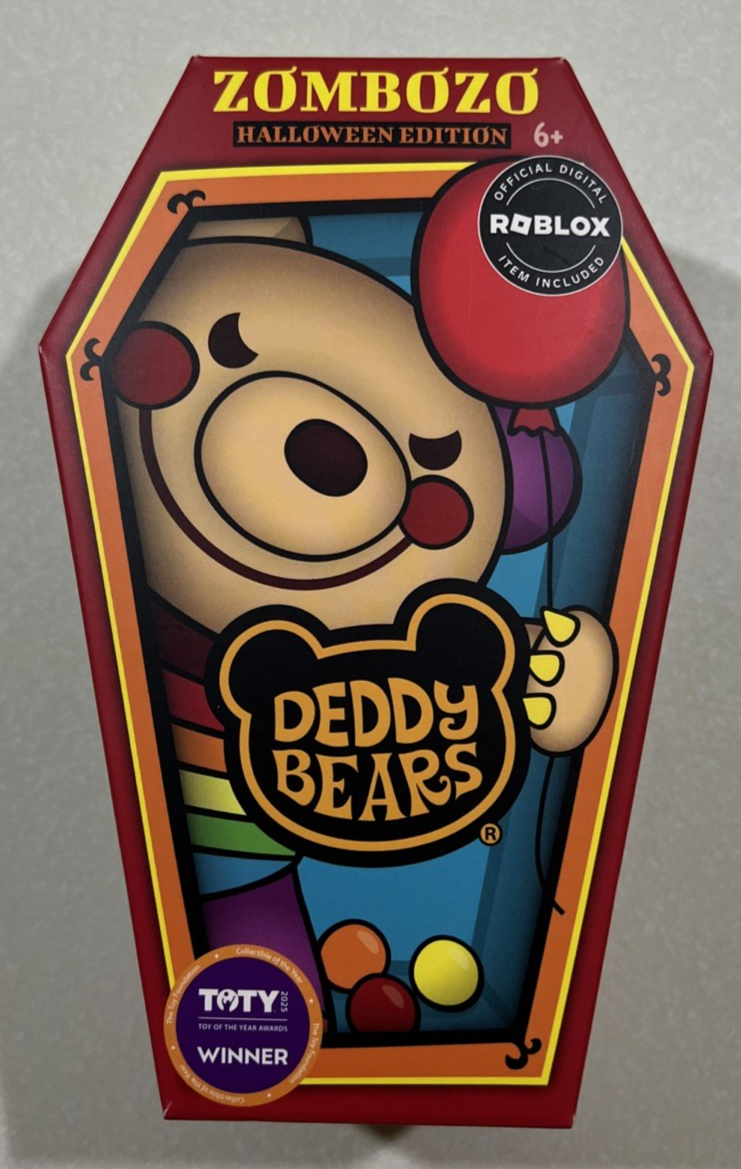 NEW 2025 Deddy Bears Halloween Edition ROBLOX Zombozo Included