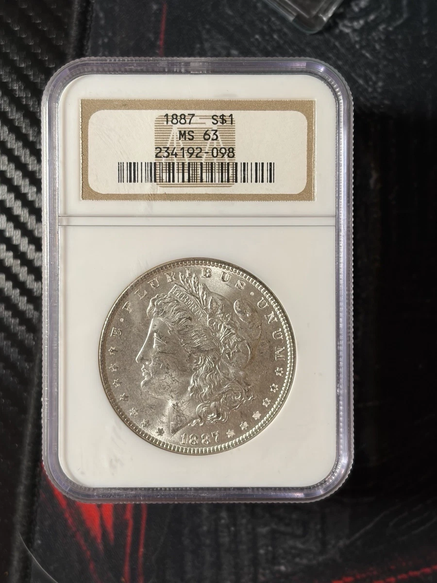 MS 63 Graded 1887 Year Morgan US Dollars (1878-1921) for sale | eBay