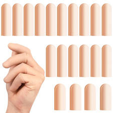 Gel Finger Cots 20Pcs -Reusable Silicone Finger  Thumb GuardsFlexible Shield...