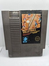 Volleyball Nintendo NES 5 Screw Black Box Authentic Untested Game Cartridge