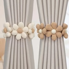 1 Piece Set Cartoon Flower Curtain Ties Kids Room Curtain Straps Decorative Buck