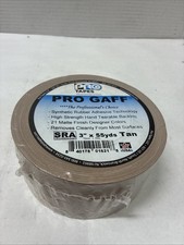 ProTapes Gaff Premium Matte Cloth Gaffer's Tape 3  X 55 Yds Tan